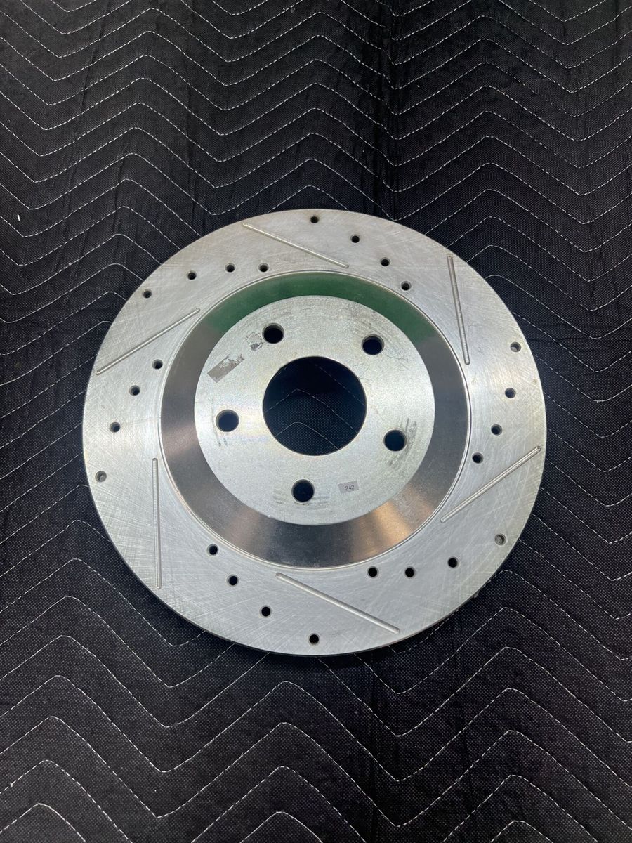 Slotted and Drilled Brake Rotor