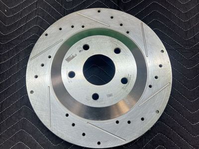 Slotted and Drilled Brake Rotor