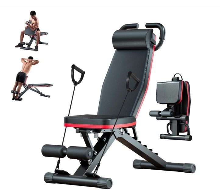 Brand New Heavy Duty Folding Utility Weight Bench (Sealed Box Internals)