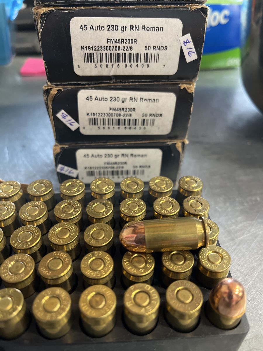 45 acp ammo.