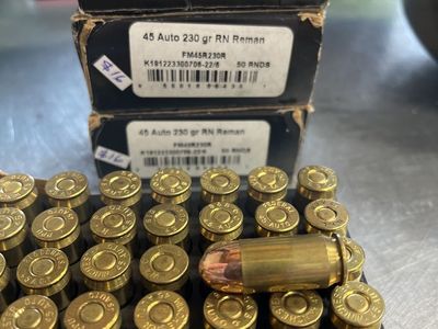 45 acp ammo.