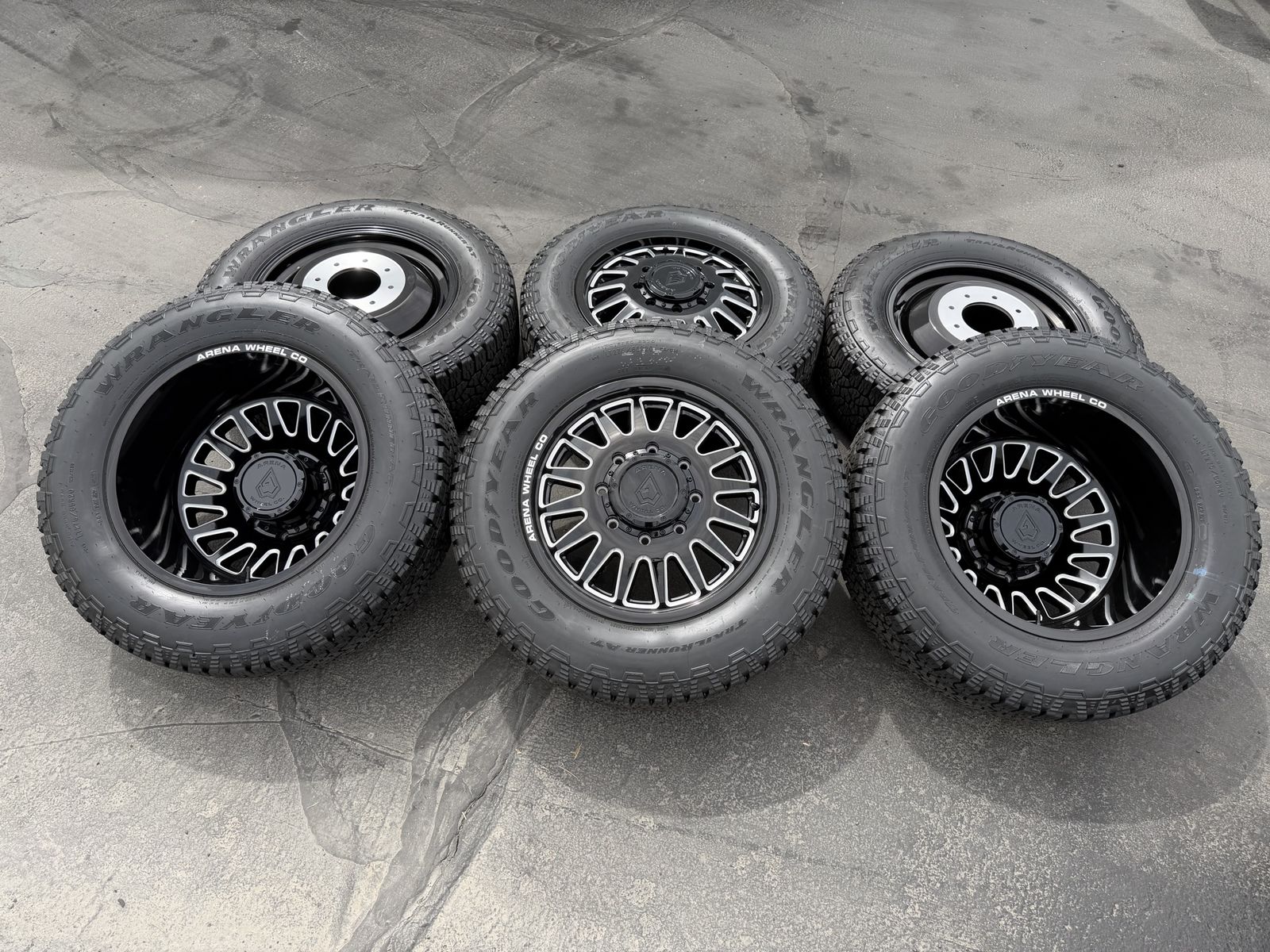 6 New DRW Dually Arena 8x200 LT275/65r20 AT Ford