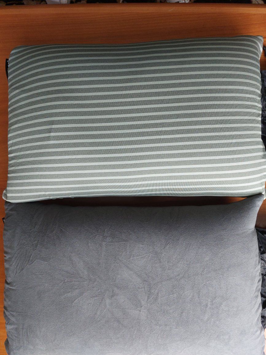 NEMO Luxury Camping Pillow with Internal Stuff Sack and Valve