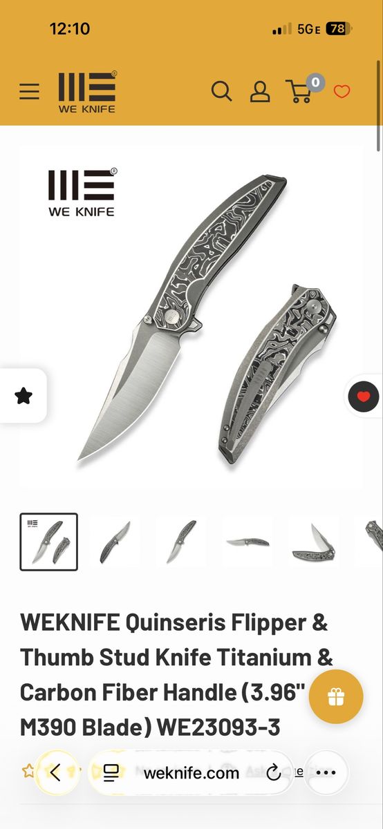 WEKNIFE Quinseris