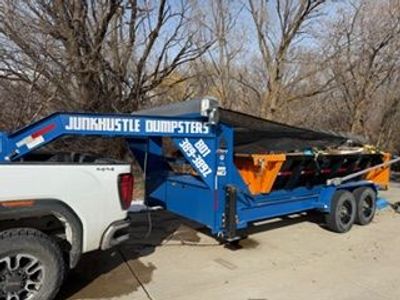 2022 MaxxD Gooseneck Roll Off Dumpster Trailer and 7 yard HD Dumpster **MAKE OFFER**