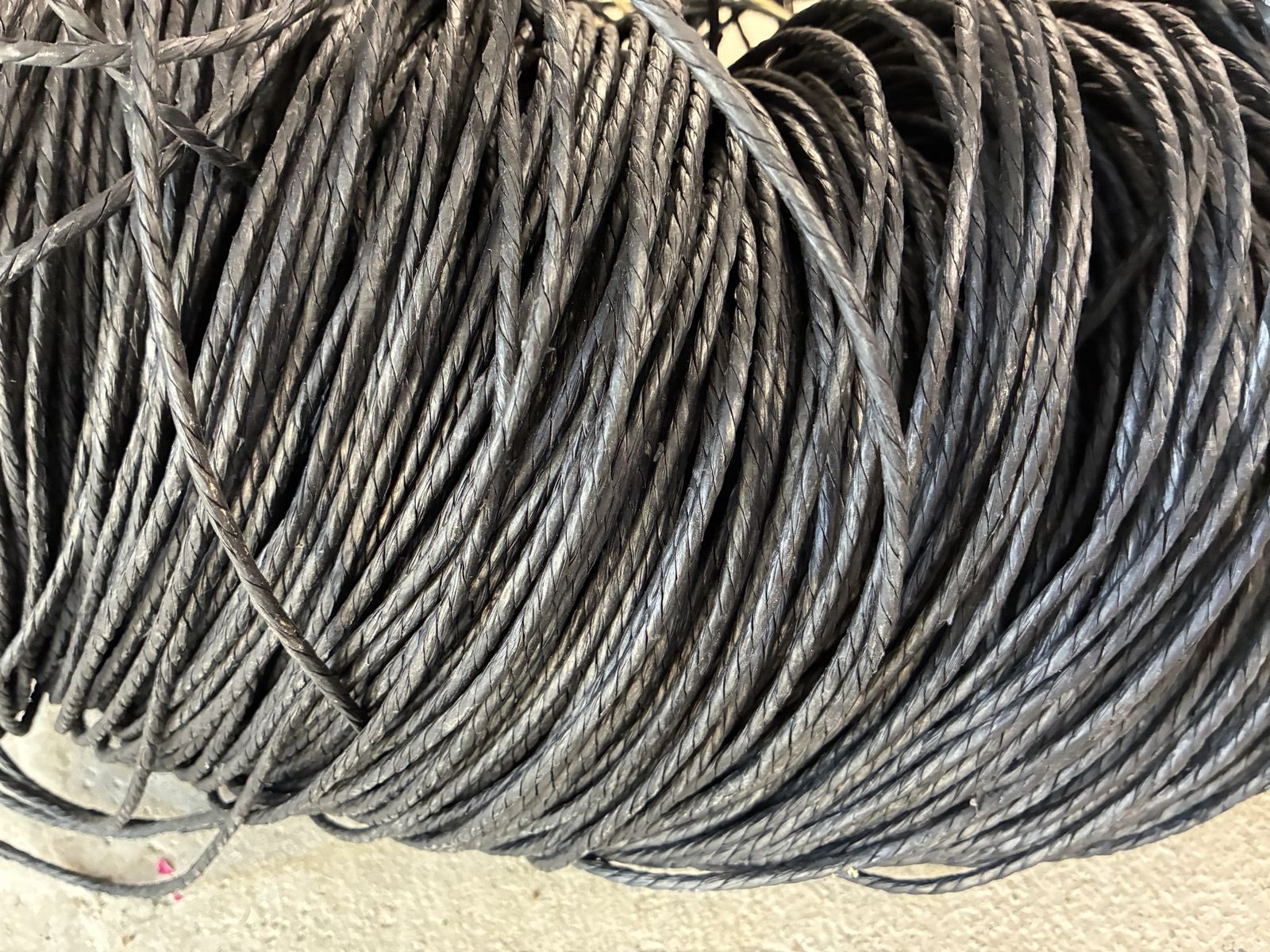 Black Danish Cord for Furniture Projects