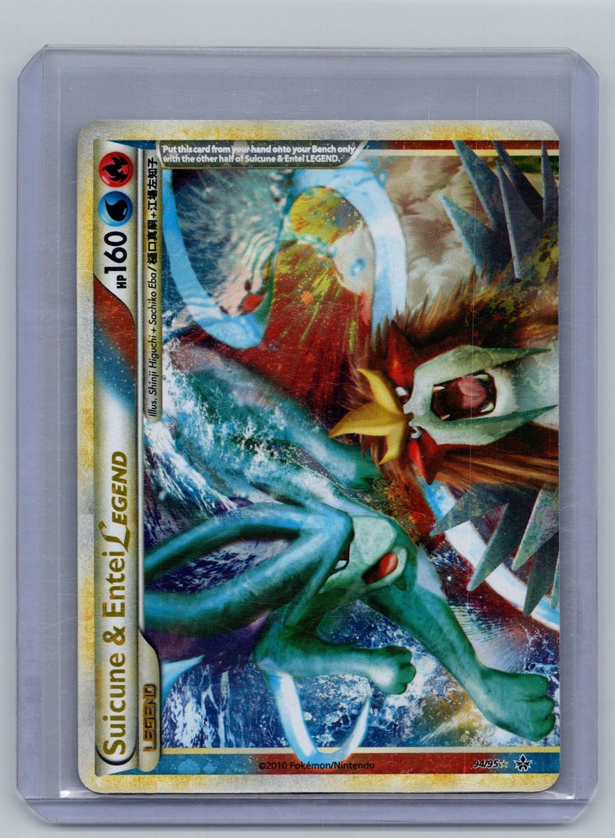 (NM) Suicune & Entei Legend 94/95 - Pokemon Unleashed