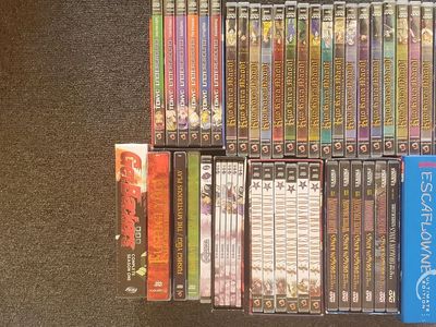 Vintage Anime DVD Lot - Escaflowne Ultimate Box Set, Kyo Kara Maohi, GetBackers
