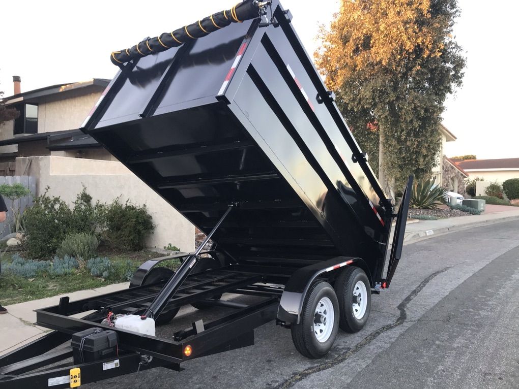 8X12 Dump Trailer 10k Rated