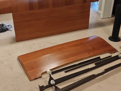 Queen size bed frame with head/foot boards
