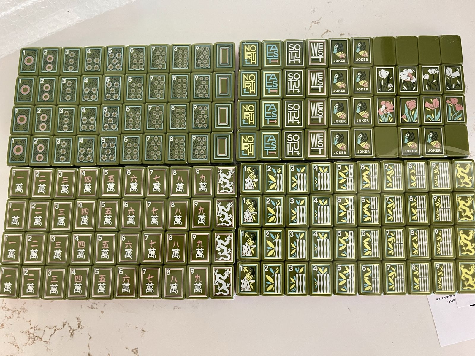 New Mahjong Tiles