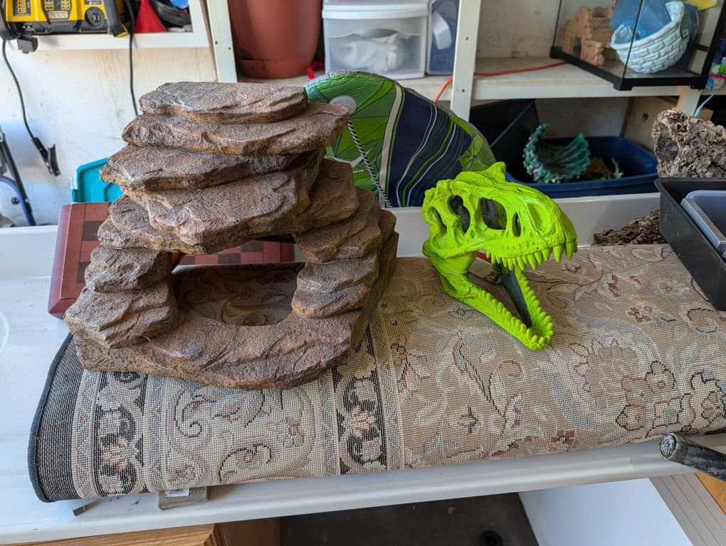 snake hide and decor, festive hides