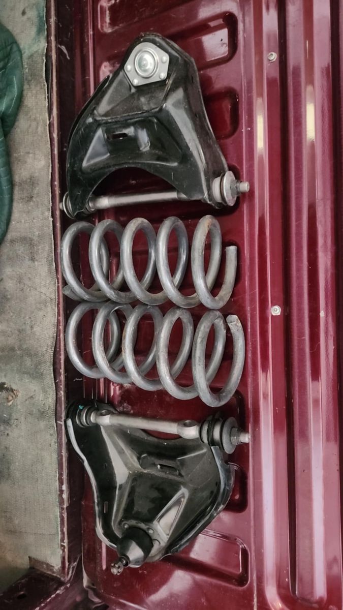 Chevy Lowering Springs, Control Arms, and Distributor