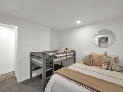 Serta Queen Mattress, Box Spring and bed rails available