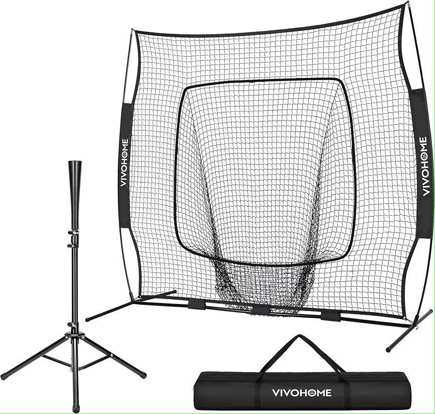 Baseball Softball Batting Net - 7x7 Ft Ba