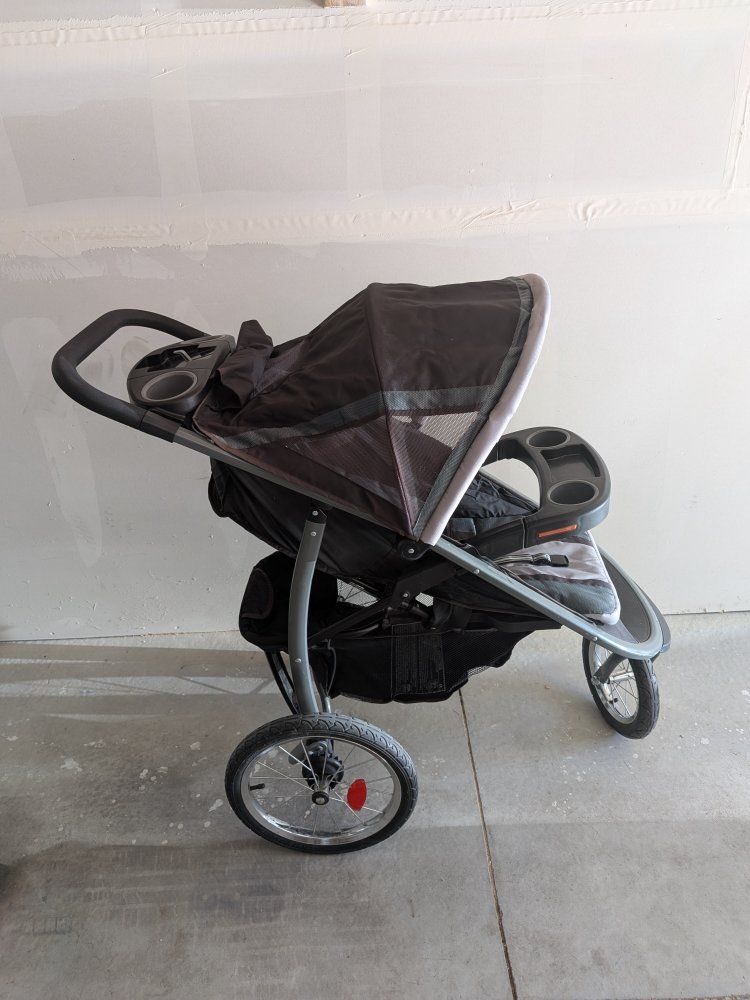 Graco Modes Jogger SE Stroller - Black/Grey, 3-Wheel, Jogging & Travel System Ready