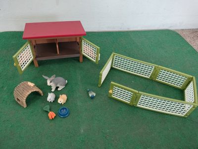 Schleich bunny cage