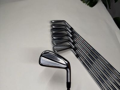 2023 Titleist T200 Iron Set 5-PW 48° NS Pro Modus 120 Stiff Steel RH 7 Clubs