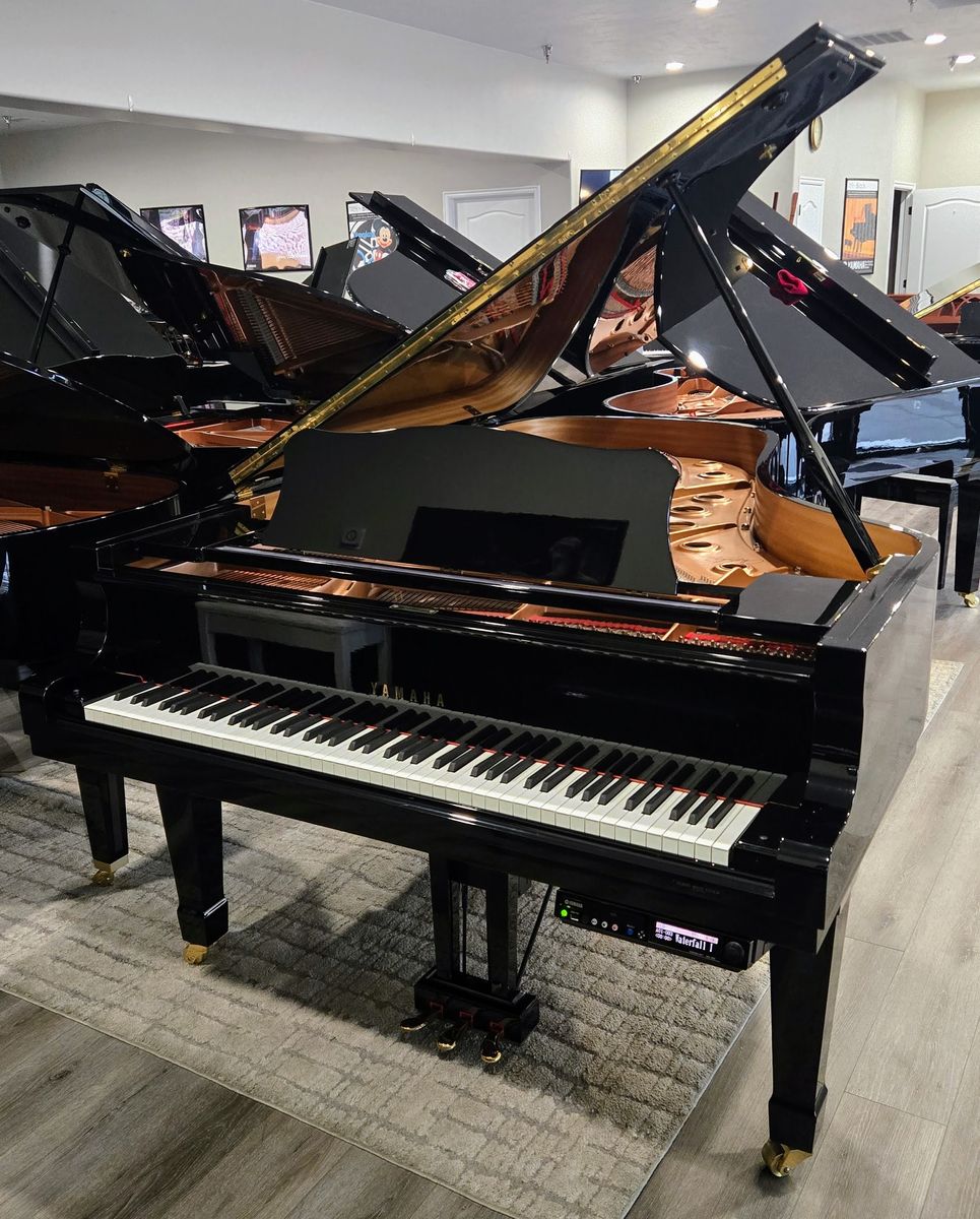 Yamaha C7 Conservatory Polished Ebony Disklavier Grand Piano