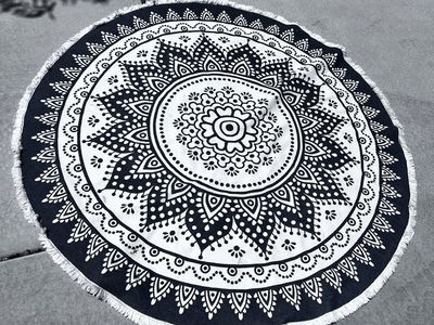 Mandala Round Tapestry Boho tapestry rug