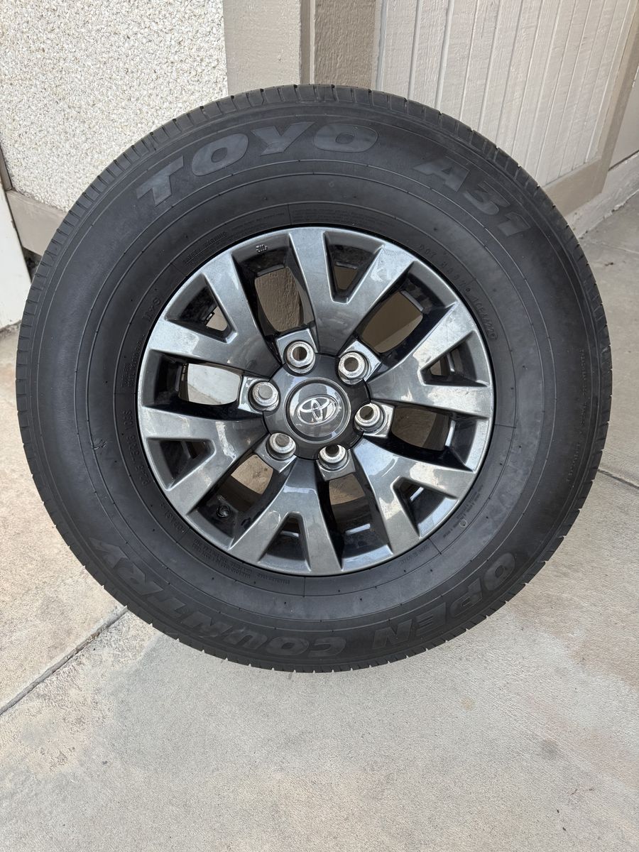 Tacoma Stock Tires/Wheels 