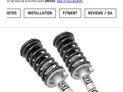 Nissan Titan N3 Loaded Struts