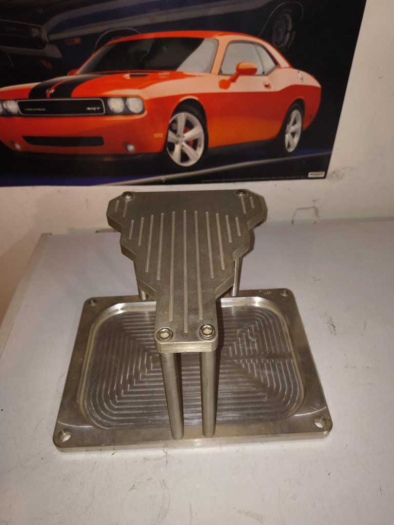 Optima battery billet aluminum battery hold down 