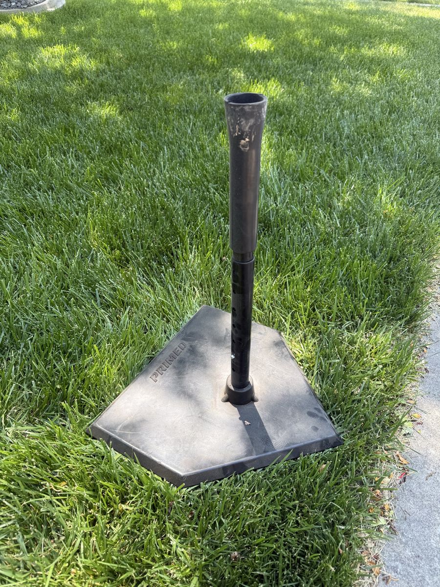 Primed Baseball/Softball Batting Tee - Adjustable Height Training Aid