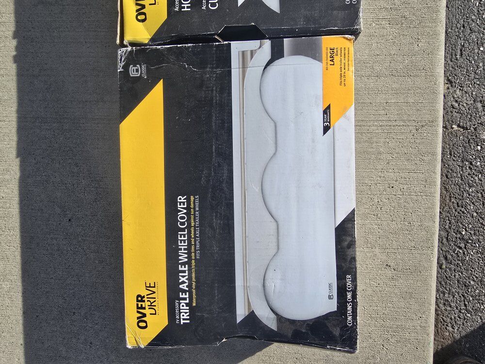 Triple axle wheel covers