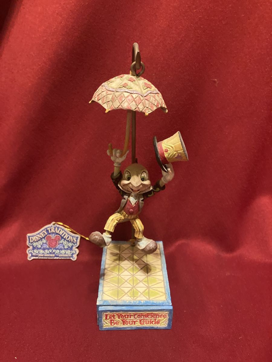 Disney Traditions Jiminy Cricket Let Your Conscience Be Your Guide Like New With Box Jim Shore