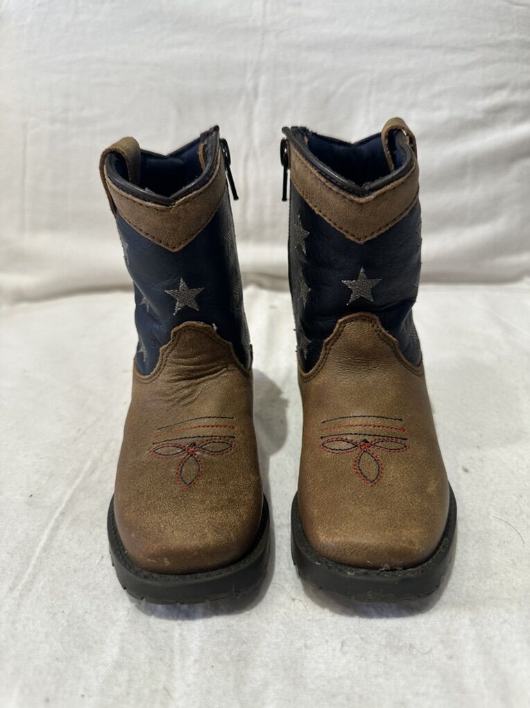 Cody James Toddler Size 8 American Flag Boots