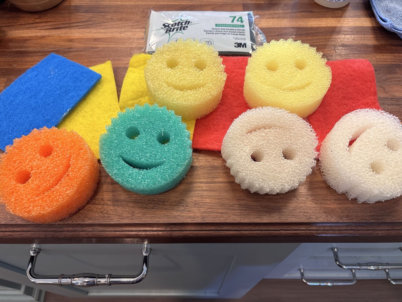 New Scrub Daddys and other cleaning sponges/scrubbers 