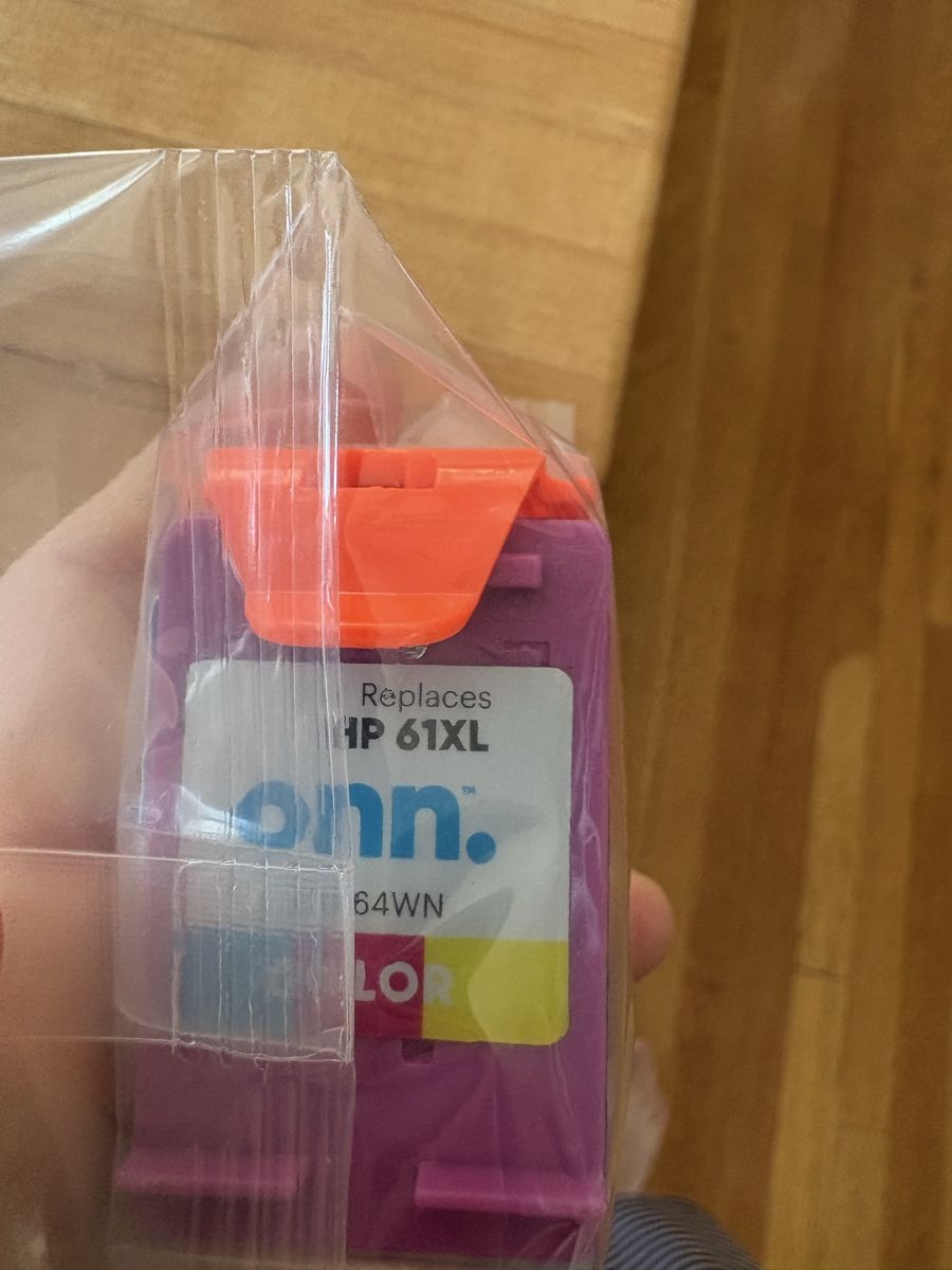 Onn. Color Ink Cartridge, Replaces HP 61XL - New & Sealed