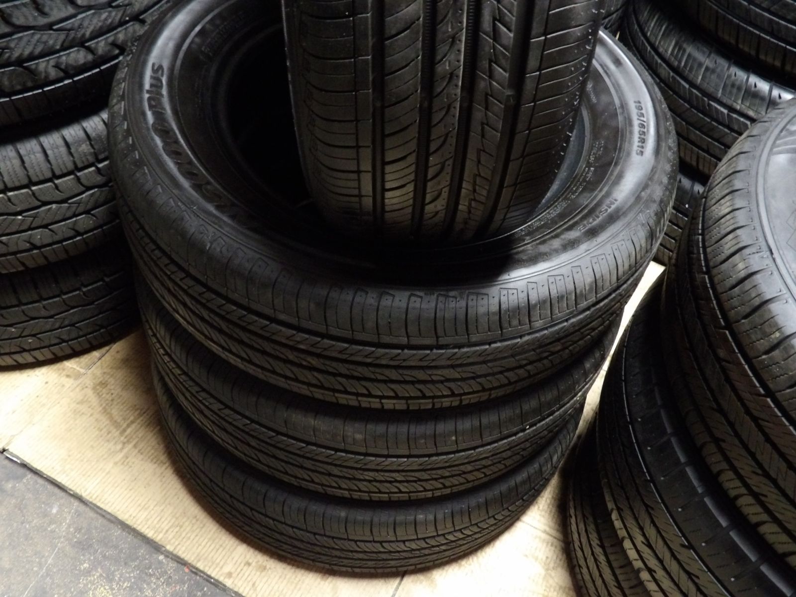 195/65R15 NEXEN N5000 PLUS SET OF USED TIRES