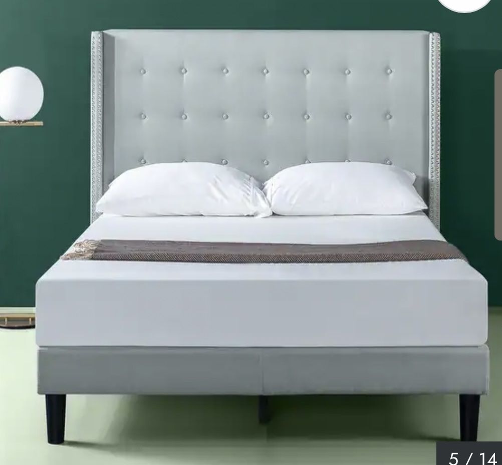 Brand new queen size bed with mattress