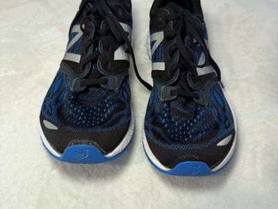 New Balance Fresh Foam Black Blue Running Shoes Athletic Sneakers Men's Size 10