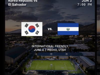 4- tickets for El Salvador vs Korea