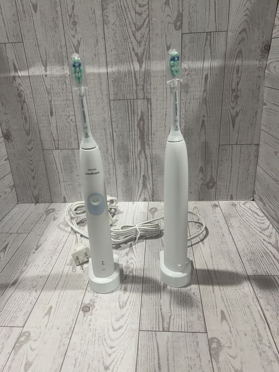 Philips Sonicare HX4300Series Electric Toothbrushes (2-Pack) with Chargers - White