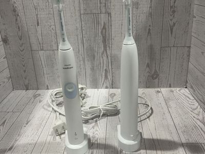 Philips Sonicare HX4300Series Electric Toothbrushes (2-Pack) with Chargers - White