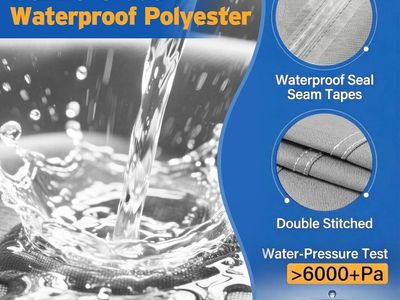 NEW Wake Tower Boat Cover, 900D Waterproof Boat Cover with Wake Tower2-Layer Thickened Bow & Stern, Fits 21-23ft V-Hull Boats