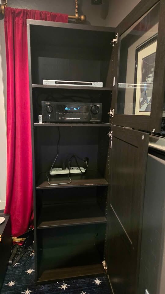 IKEA BESTÅ Storage Unit in Rare Black-Brown VASSBO Finish