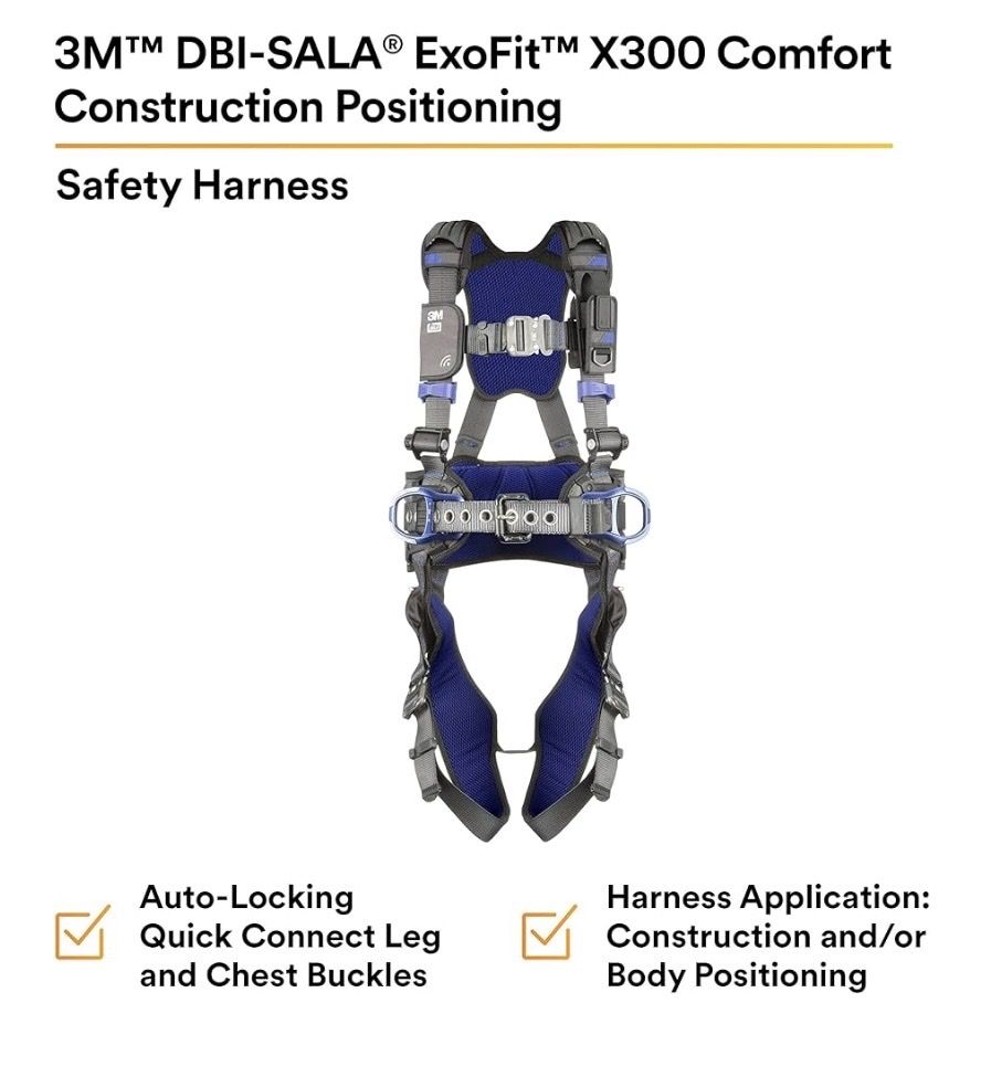 3M Sala ExoFit X300 Safety Harness