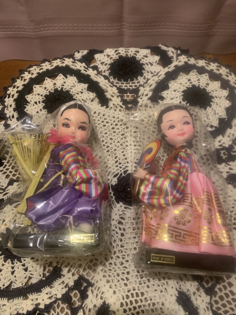 Vintage Korean Dolls Frim Korea