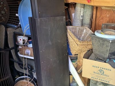 IKEA wood shelving unit