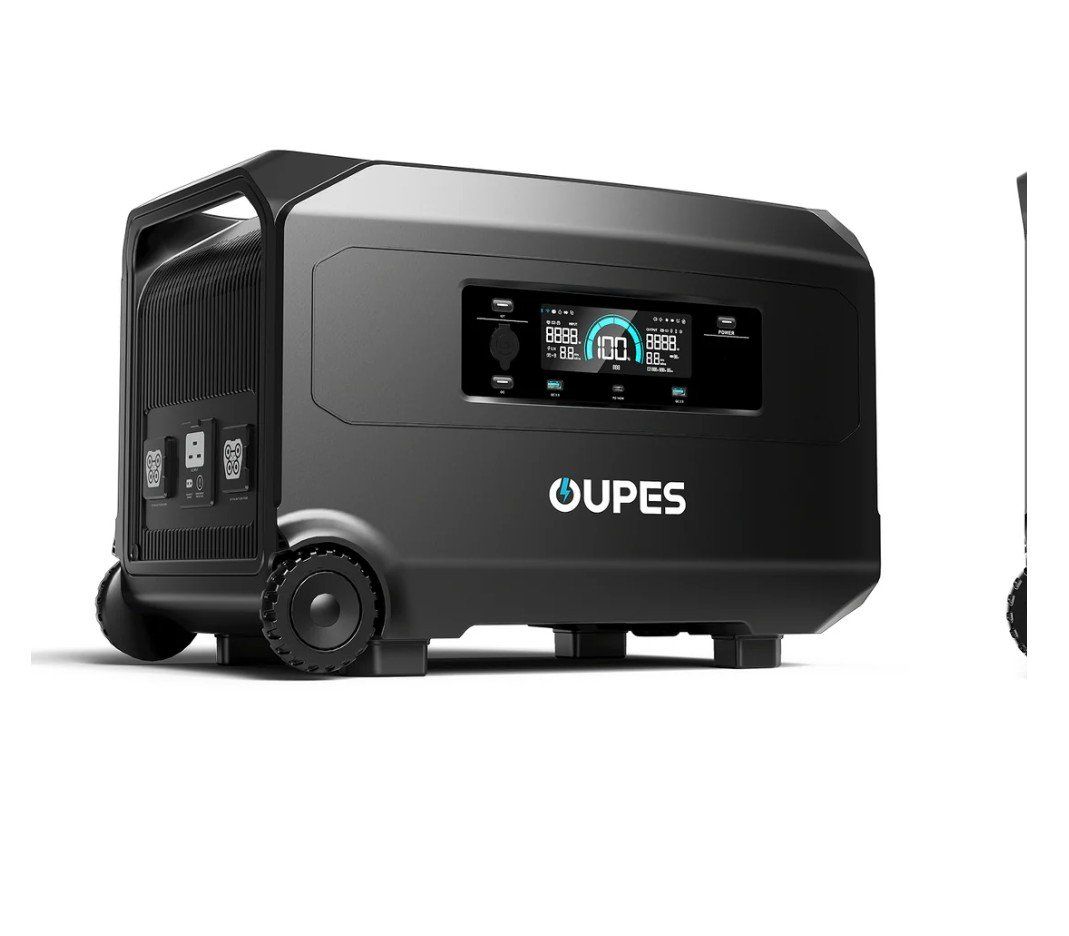 OUPES Guardian 6000 V2 Portable Power Station 3600W/6000W Expandable Battery Backup