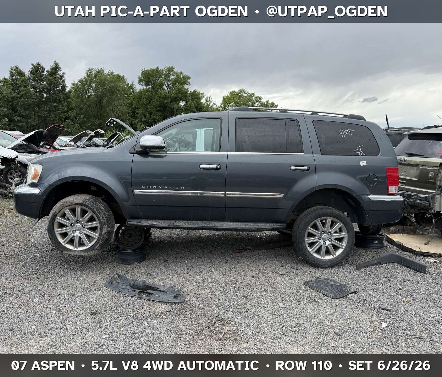 2007 Chrysler Aspen Parts - UTPAP Ogden