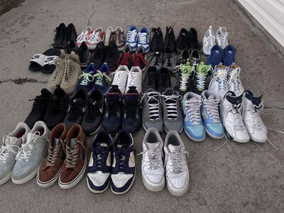 A Ton Of Nike, Vans, Jordans, Dunks, AF1's.
