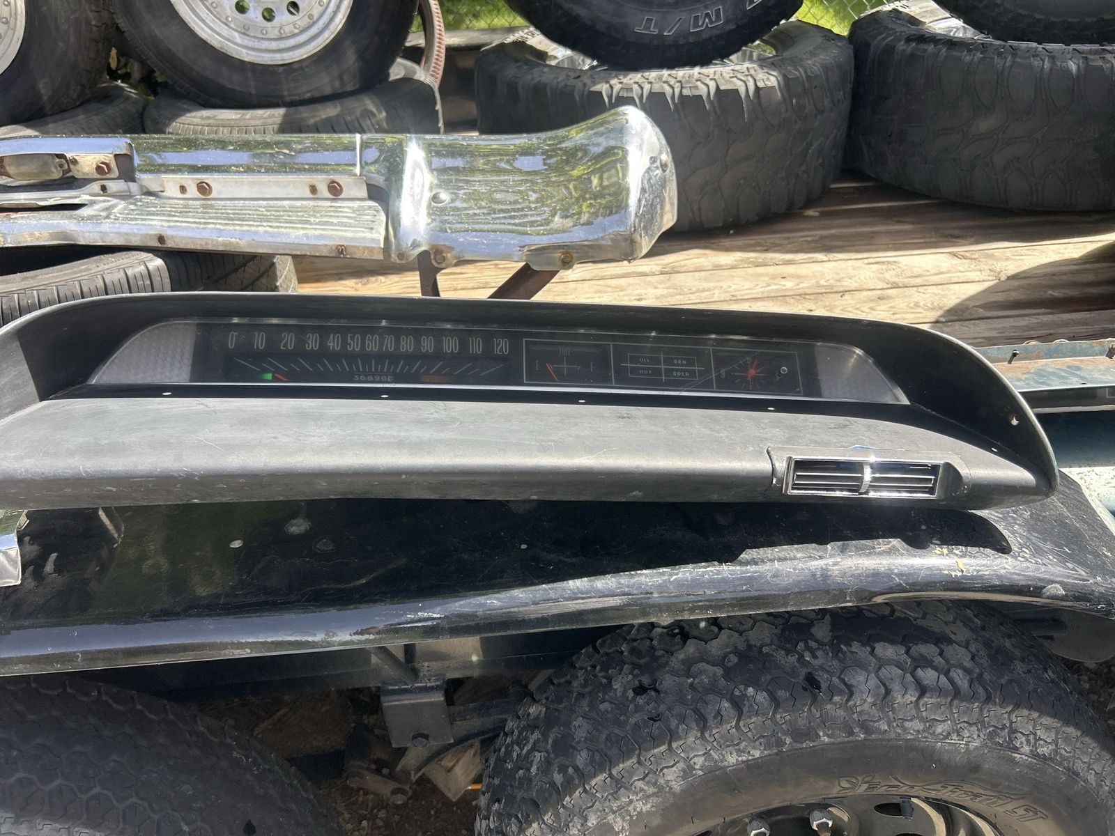 1963 impala  dash instrument cluster SS with ac