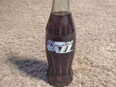 1994 unopened Utah Jazz coca cola