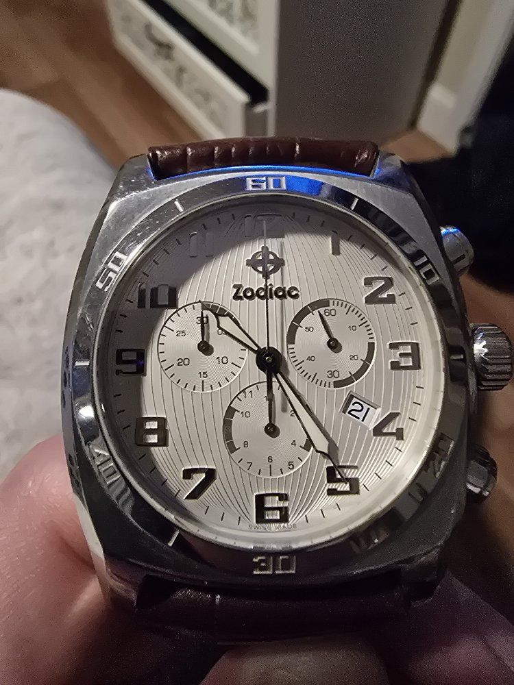 Zodiac Swiss Made Chronograph Watch 